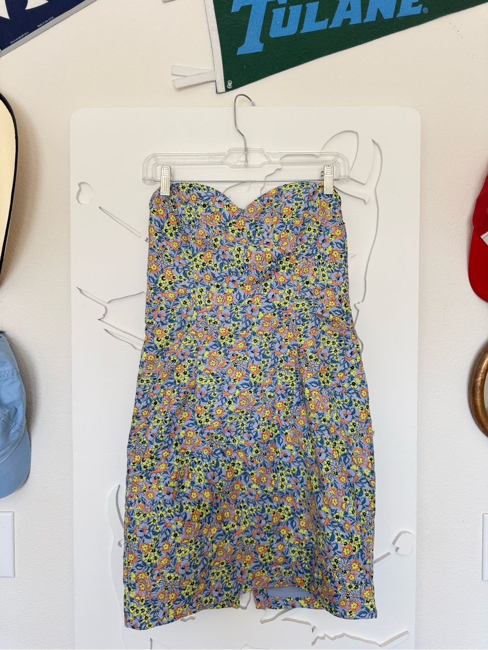 Floral Sweetheart Mini Dress